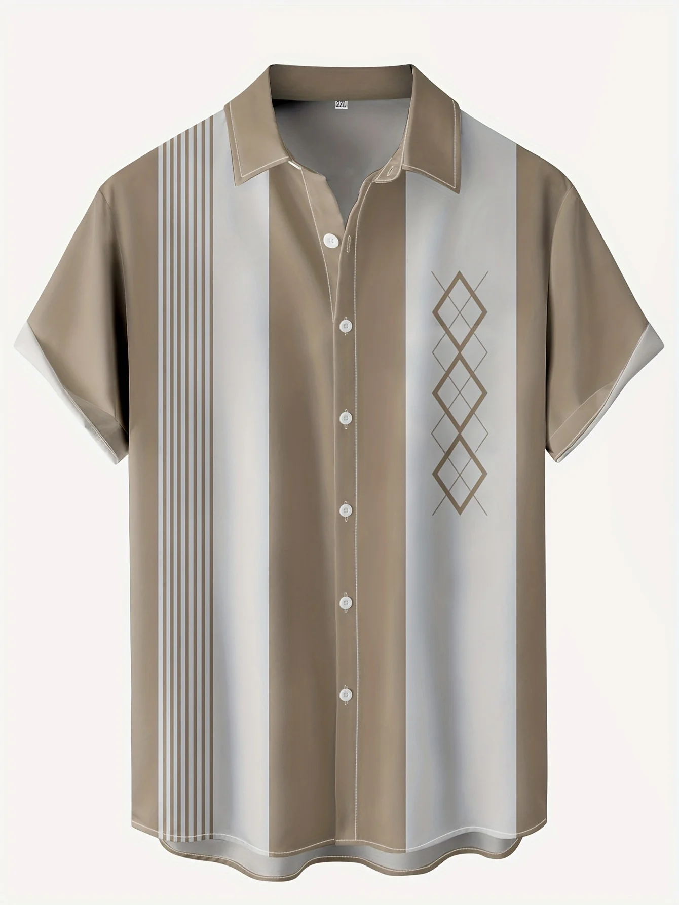 Men Formal Wear Options - Camisa Retrô Masculina Havaiana Nova 2026