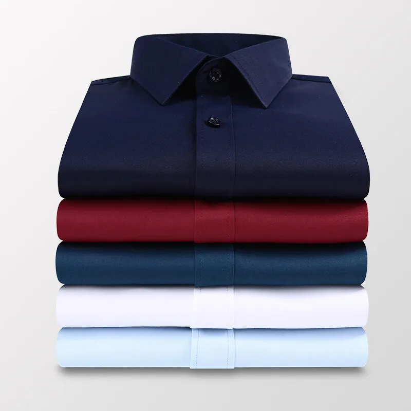 Men Formal Wear Pink - Camisas Masculinas de Manga Longa 2026: