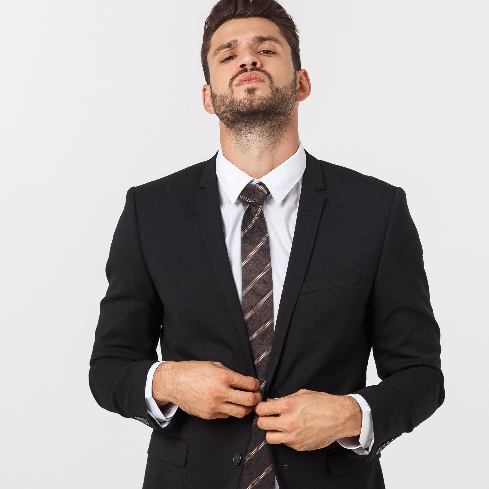 Men'S Holiday Formal Wear - Gravata Listrada Atemporal Pré-Amarrada para Homens,