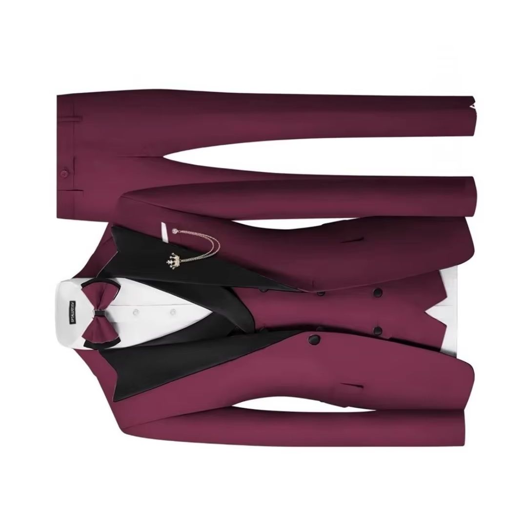 Men Formal Wear For Dinner - Conjunto de Terno Slim Fit Masculino