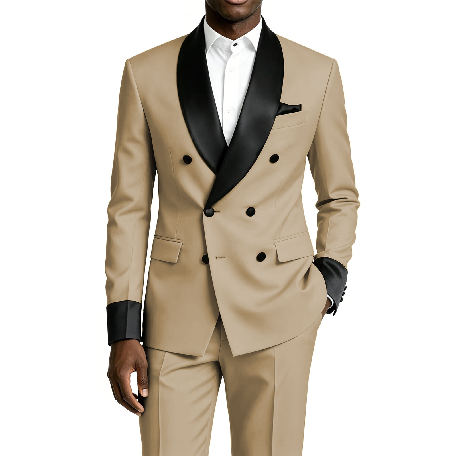 Men Formal Wear For Dinner - Terno Masculino Slim Fit de 2