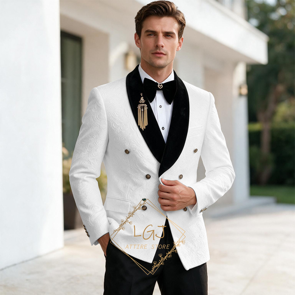 Men Formal Wear For Dinner - Conjunto de Terno de Jantar Masculino