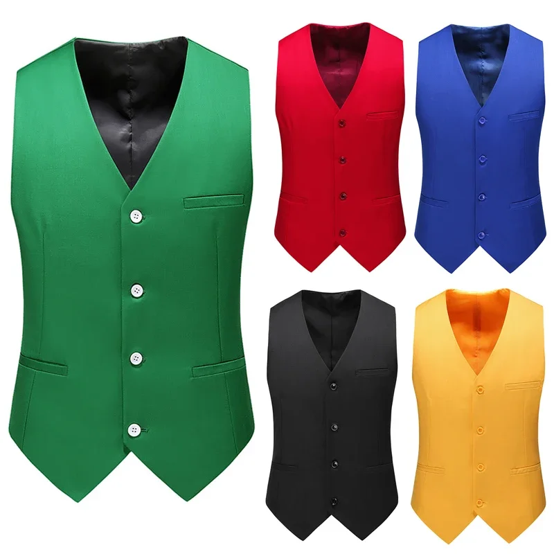 Men Formal Wear Vest - 17 cores boutique moda casual cor