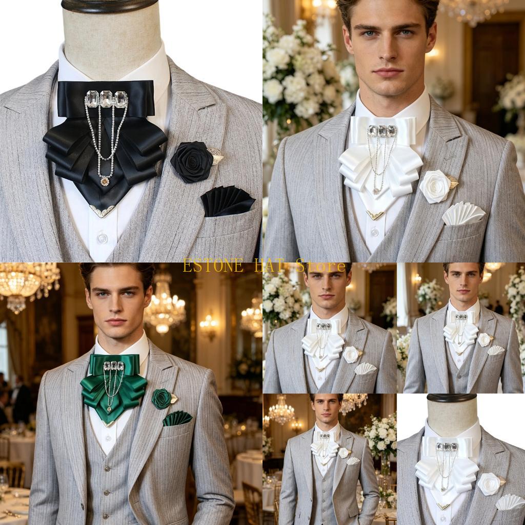 Mens Formal Look - 49MF Conjunto acessórios formais aparência suave