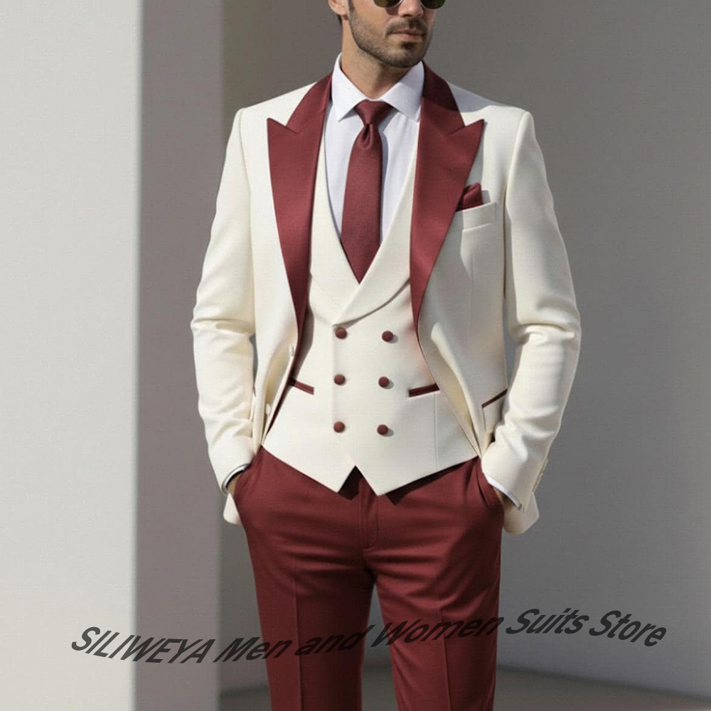 Mens Formal Look - Elegante smoking masculino de alta qualidade,