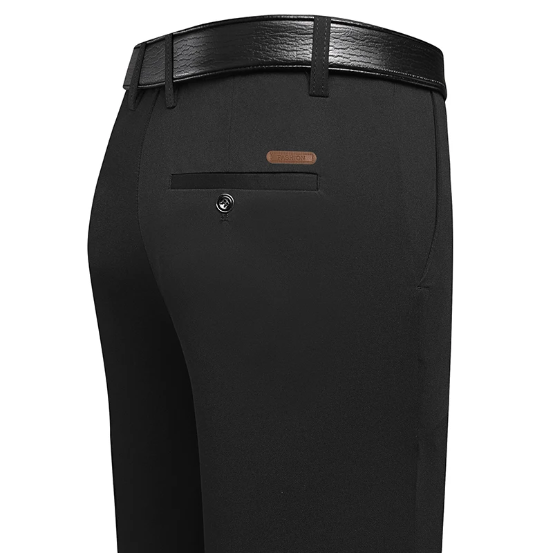 Men'S Formal Wear - Calças de Vestir Masculinas de Comprimento
