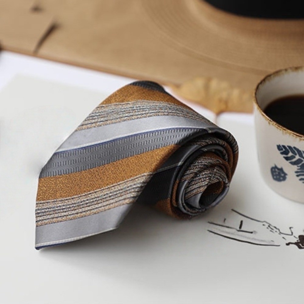 Mens Formal Look - Conjunto de 2 Peças: Gravata Estreita