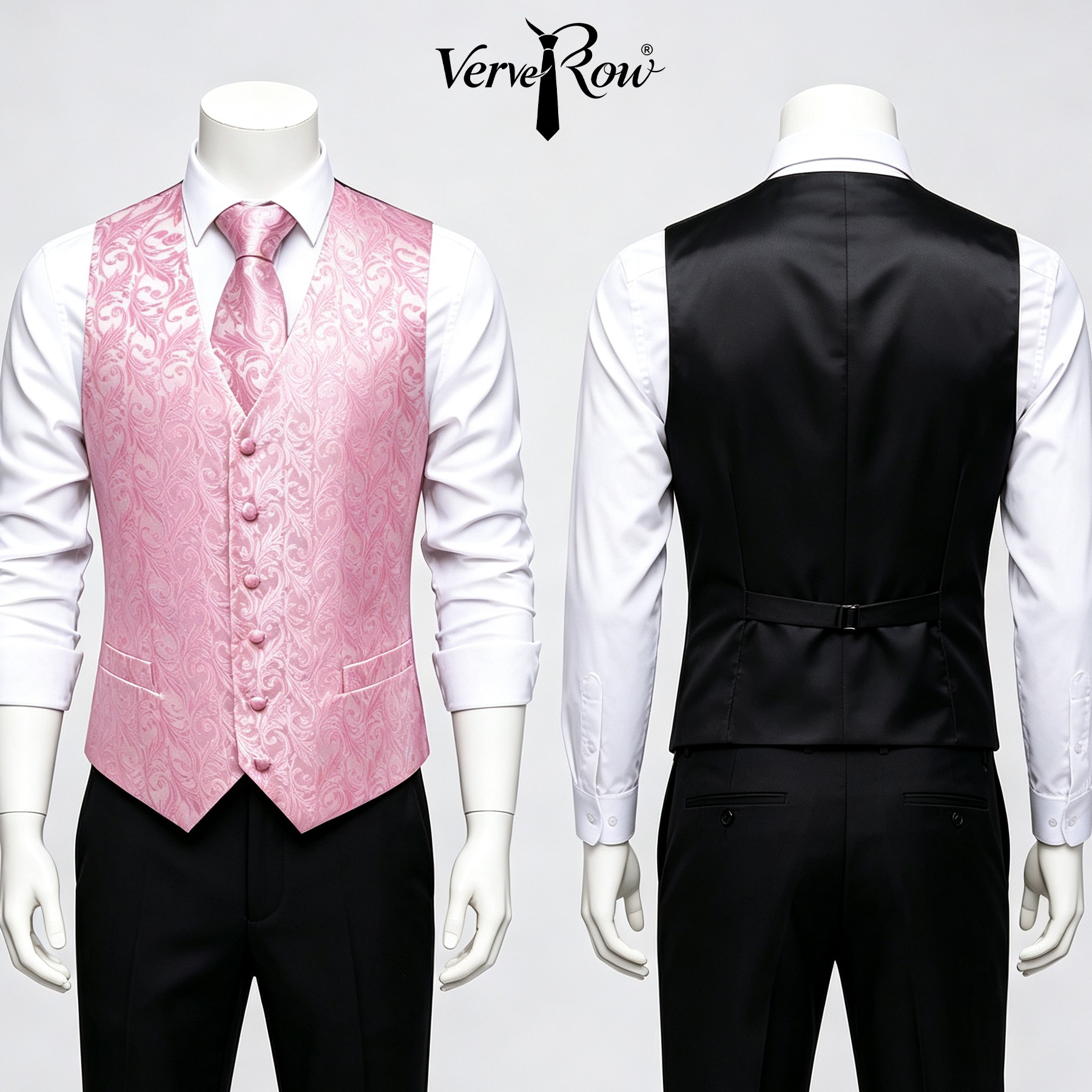 Men Formal Wear Pink - Lenço de gravata rosa masculino, acessório