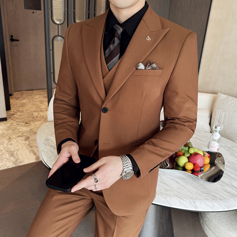 Ternos Masculinos Brancos de 3 - Men Formal Wear For Dinner avaliação e preço