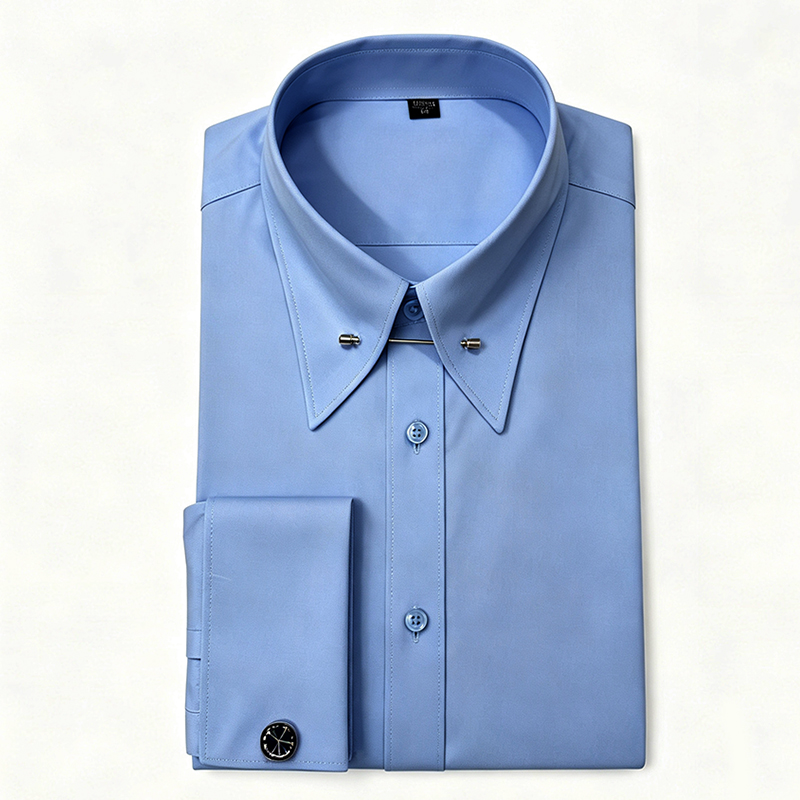 Camisa Social Masculina, Colar - Dress Shirt French Cuff avaliação e preço
