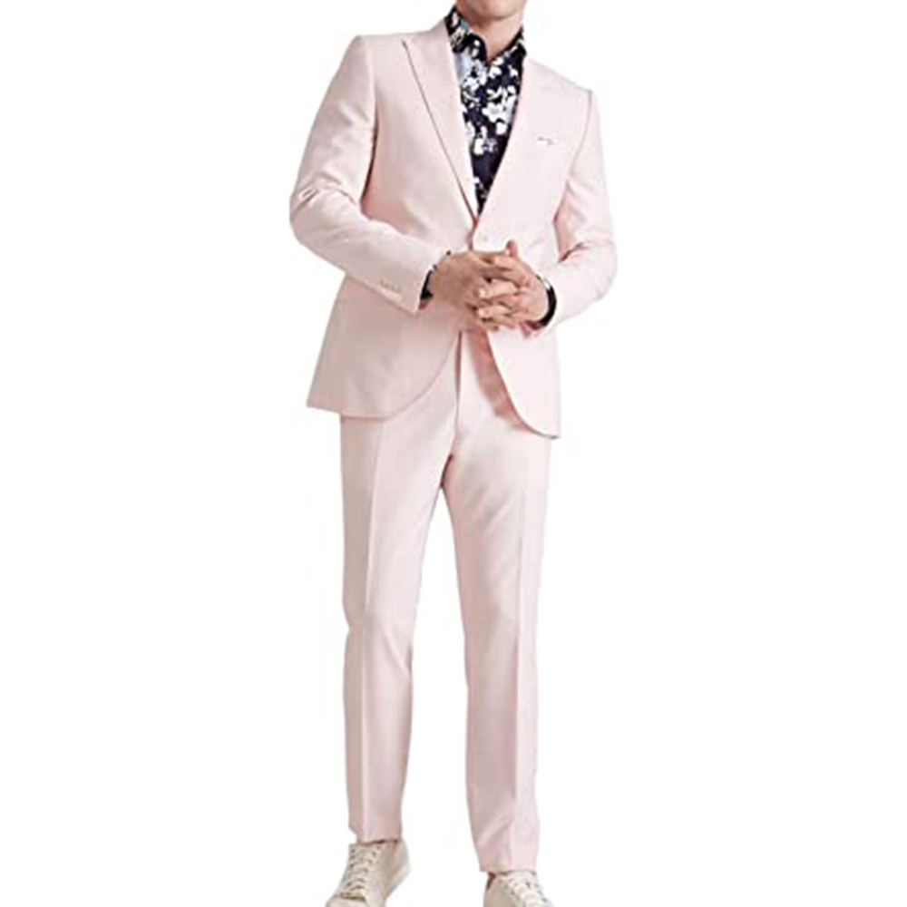 Ternos Rosa de Verão para Noiv - Men Formal Wear Pink avaliação e preço