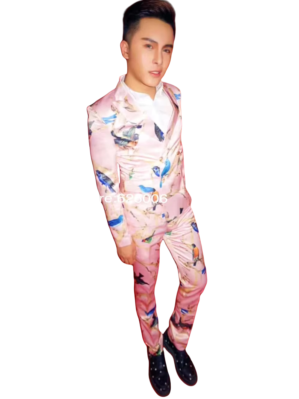 Moda masculina flor rosa pássa - Men Formal Wear Pink avaliação e preço