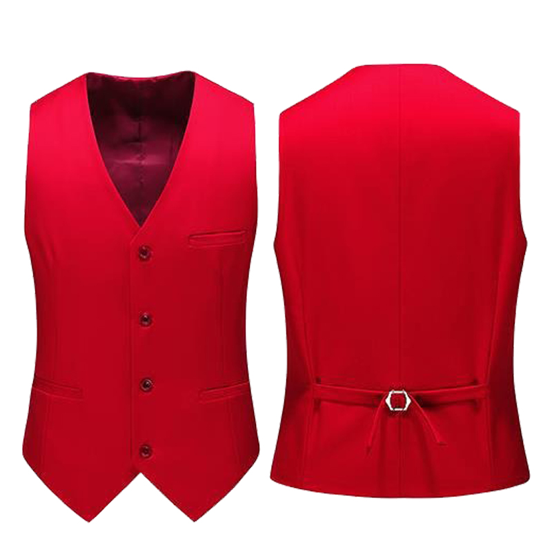 19 cores colete masculino cor  - Men Formal Wear Vest avaliação e preço