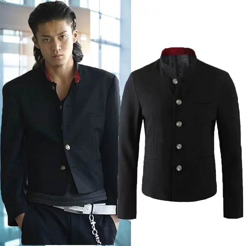 Filme japonês novas corvos zer - Men Formal Wear Vest avaliação e preço