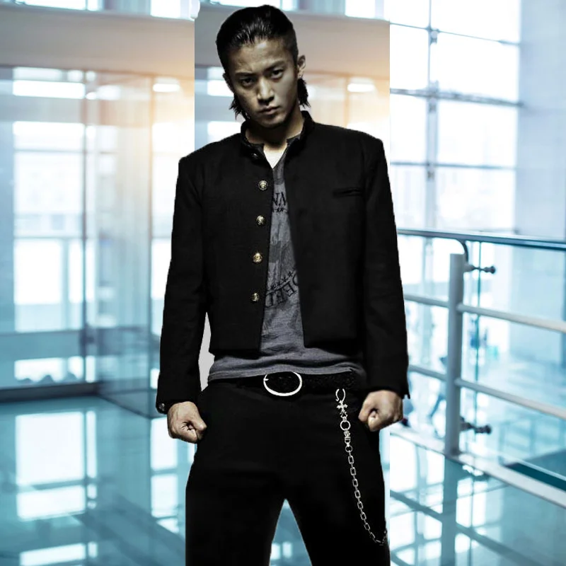 Filme japonês novas corvos zer - Men Formal Wear Vest avaliação e preço