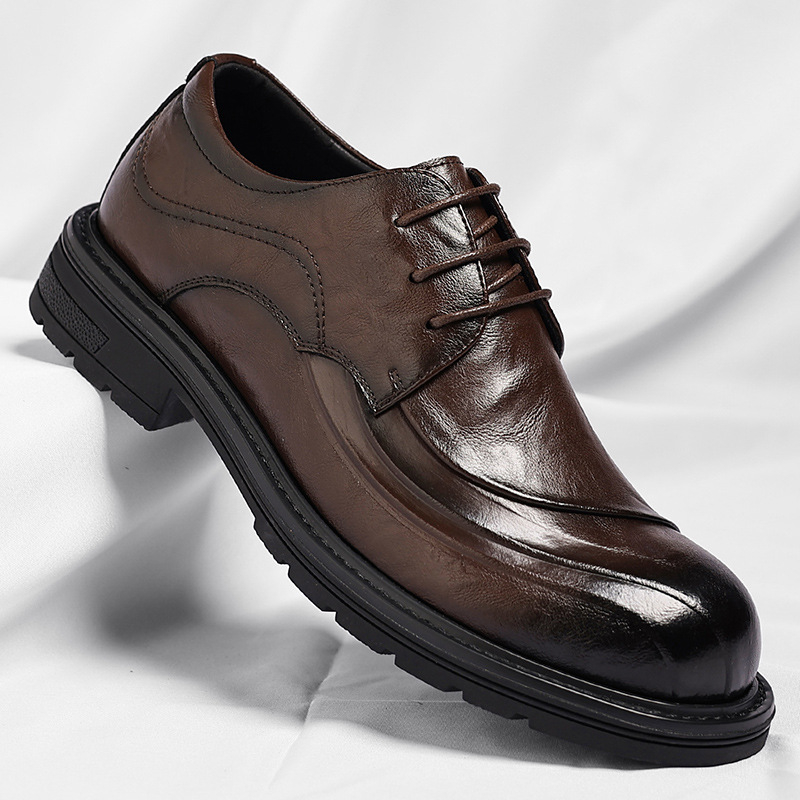 Sapatos de Couro Genuíno Marro - Men'S Formal Wear avaliação e preço