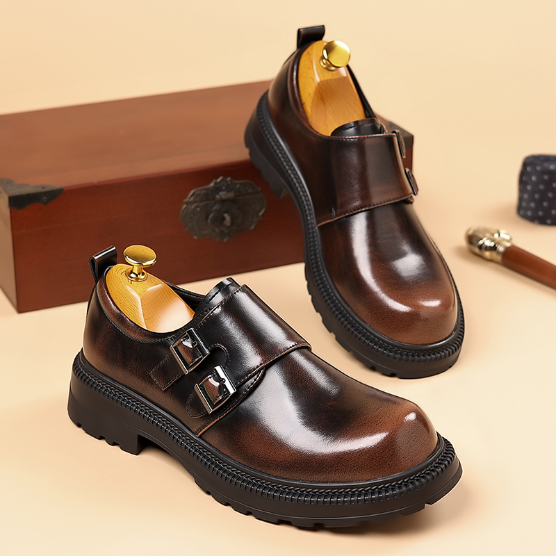 Sapatos casuais de couro mascu - High End Men'S Formal Wear avaliação e preço