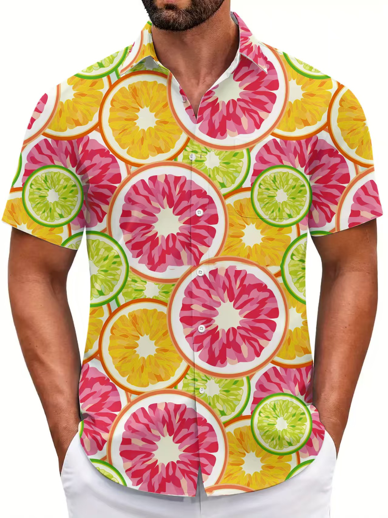 Camisa Havaiana Masculina Pers - Mens Formal Look avaliação e preço