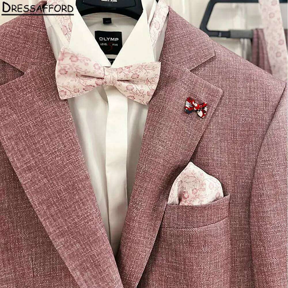 Ternos Formais Rosa para Casam - Men Formal Wear Pink avaliação e preço