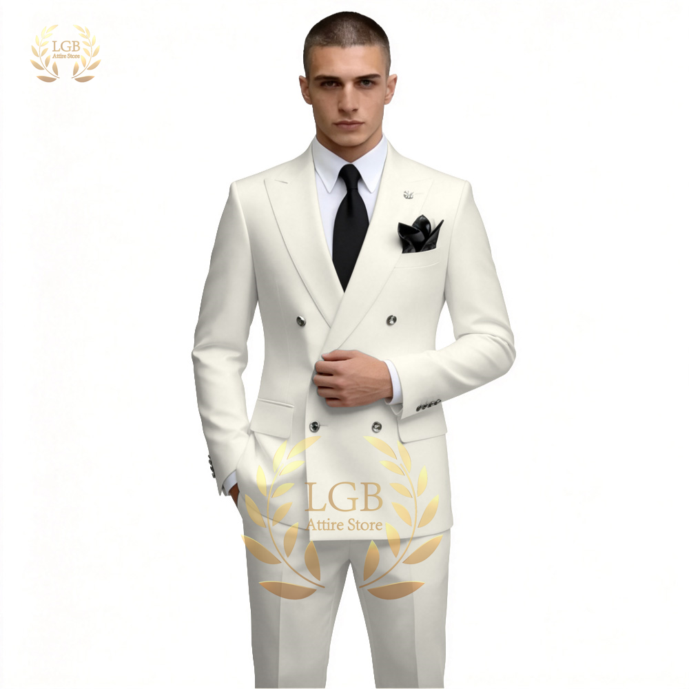 Terno Masculino Branco de Abot - Men Formal Wear For Dinner avaliação e preço