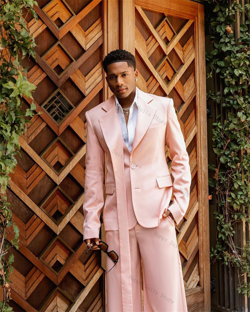 Conjunto de terno masculino ro - Men Formal Wear Pink avaliação e preço