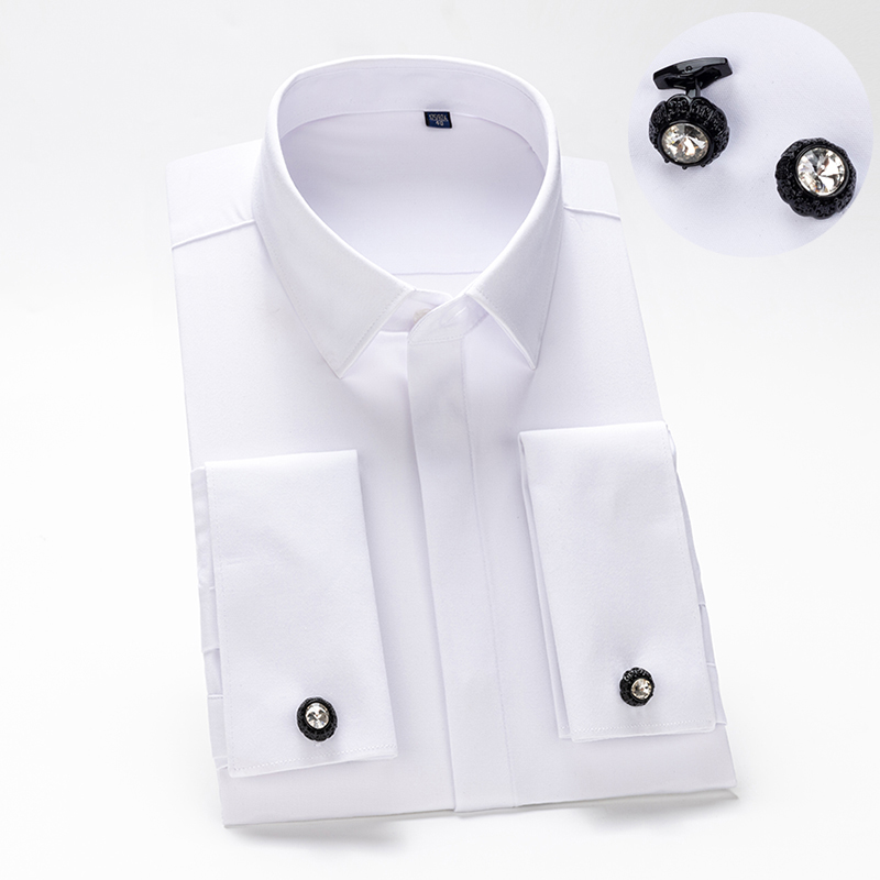 Camisa Masculina com Punhos Fr - High End Men'S Formal Wear avaliação e preço