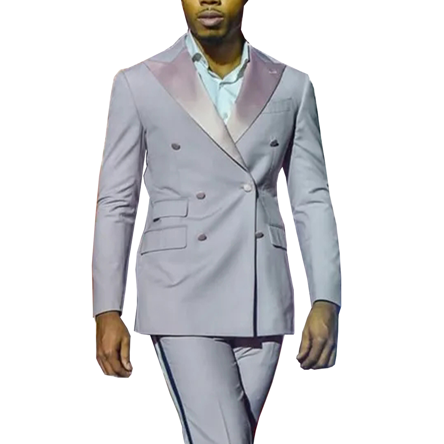 Gwenhwyfar novo ternos masculi - Men Formal Wear Pink avaliação e preço