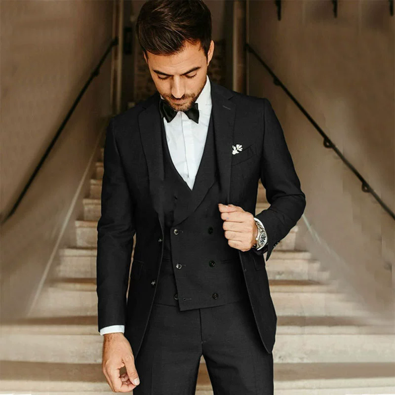 Terno Masculino Slim Fit de Tr - High End Men'S Formal Wear avaliação e preço