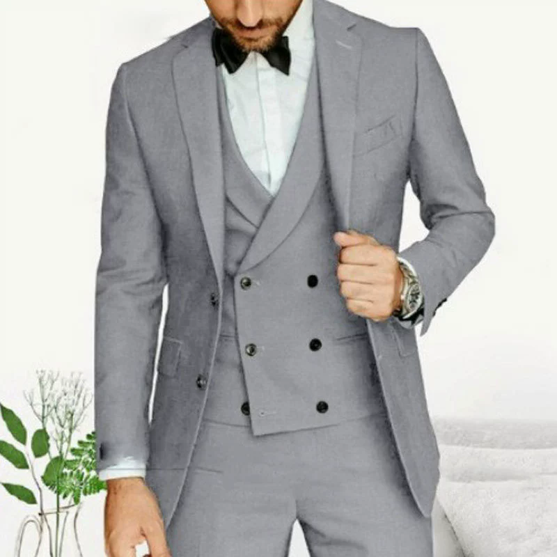 Terno Masculino Slim Fit de Tr - High End Men'S Formal Wear avaliação e preço