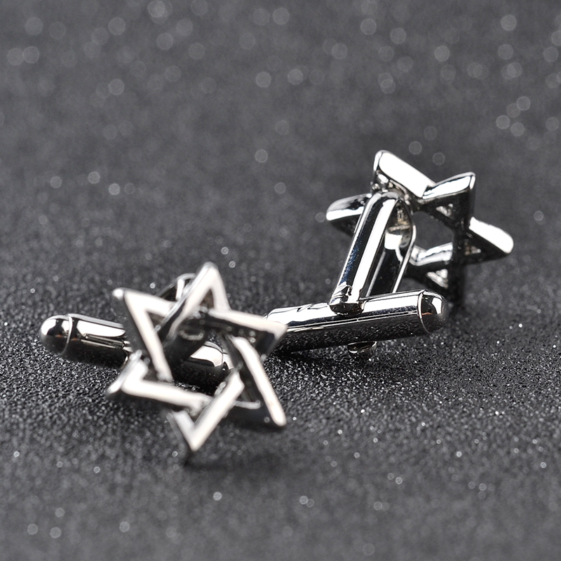 Abotoaduras estrela hexagonal  - Dress Shirt French Cuff avaliação e preço