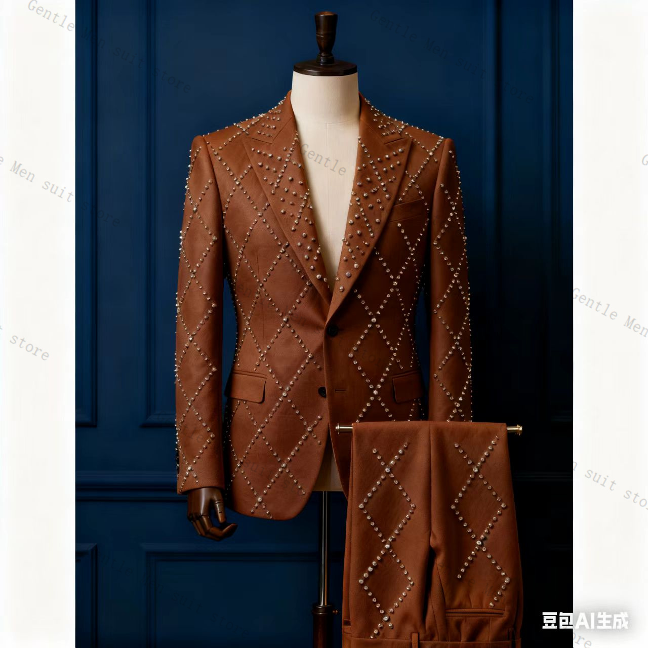 Conjunto de terno masculino ro - Men Formal Wear Pink avaliação e preço