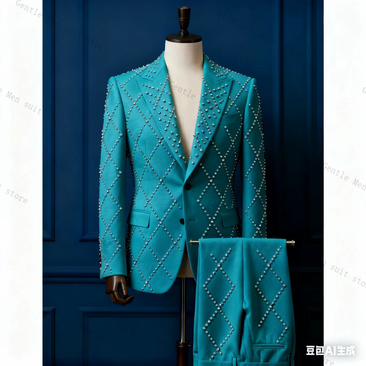 Conjunto de terno masculino ro - Men Formal Wear Pink avaliação e preço