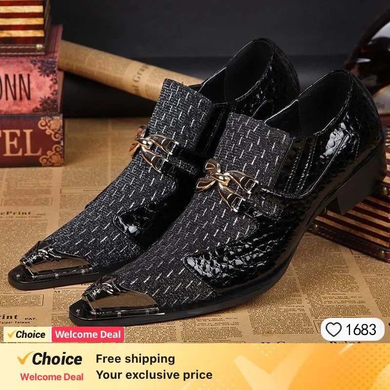 Sapatos de Couro Masculinos co - Men'S Formal Wear avaliação e preço